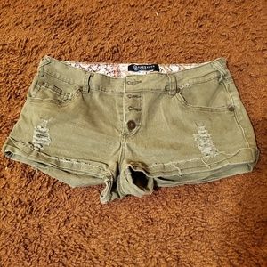 BoomBoom Army Green Shorts